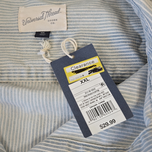 NWT Universal Thread Railroad Striped Jacket XXL - Picture 13 of 14